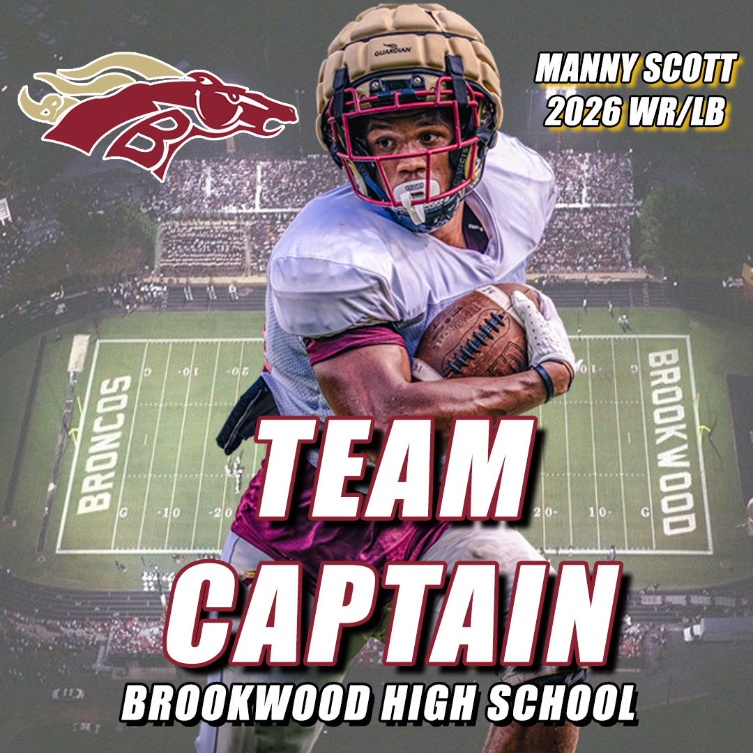 MannyScott80 (@mannyscott80) on Twitter photo Honored to be selected as one of the captains of Brookwood Football.
I thank my coaches and teammates for entrusting me with this responsibility.
<a href="/NighbertChad/">Coach Chad Nighbert</a> <a href="/CoachRaw_/">Coach Raw</a> <a href="/RecruitGeorgia/">Recruit Georgia</a> <a href="/RecruitNE_GA/">RecruitNE_GA</a> <a href="/NEGARecruits/">Northeast Georgia Recruits</a> <a href="/gwinncorecruits/">Gwinnett County Recruits</a> <a href="/Bronco_Recruits/">Brookwood Recruits</a> <a href="/CoachDaniels06/">Coach Daniels</a> Honored to be selected as one of the captains of Brookwood Football.
I thank my coaches and teammates for entrusting me with this responsibility.
<a href="/NighbertChad/">Coach Chad Nighbert</a> <a href="/CoachRaw_/">Coach Raw</a> <a href="/RecruitGeorgia/">Recruit Georgia</a> <a href="/RecruitNE_GA/">RecruitNE_GA</a> <a href="/NEGARecruits/">Northeast Georgia Recruits</a> <a href="/gwinncorecruits/">Gwinnett County Recruits</a> <a href="/Bronco_Recruits/">Brookwood Recruits</a> <a href="/CoachDaniels06/">Coach Daniels</a>