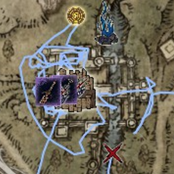 drag00ni's tweet image. on my very first nightreign game I got very lost outside but mostly inside the castle...