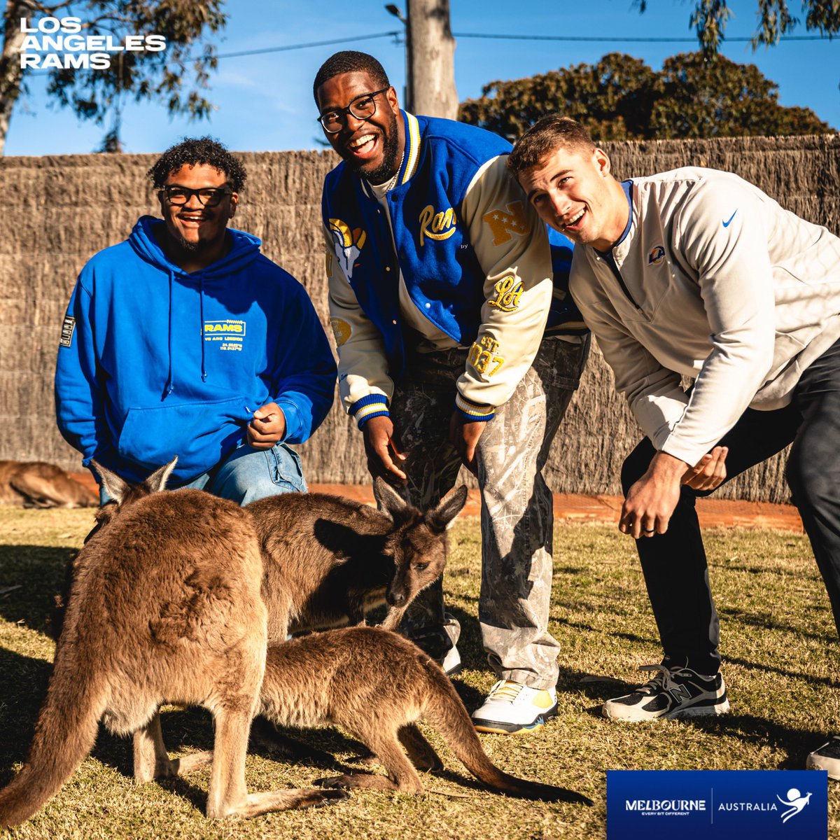 RamsNFL's tweet image. Taking in the very best of Melbourne 🇦🇺 » bit.ly/3IwQRhx