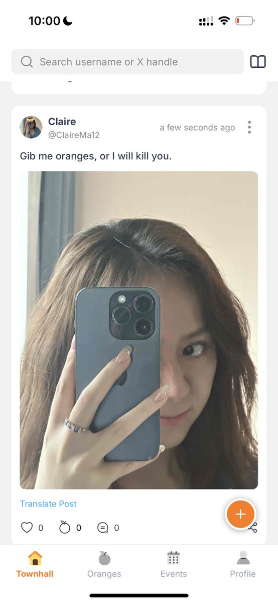 We have received over 20,000 waitlist application for the orange dynasty app. Having the best time reading the "Why do you want to join the Orange Dynasty? 🧡🐉 " question

I lub you, gib me oranges