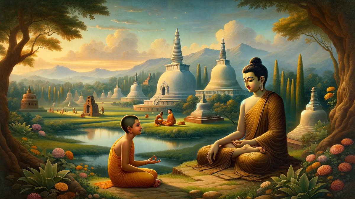 BuddhaQuotes's tweet image. If a fictitious magical creation were to instruct another magical creation, would these magical creations be capable of enlightenment?