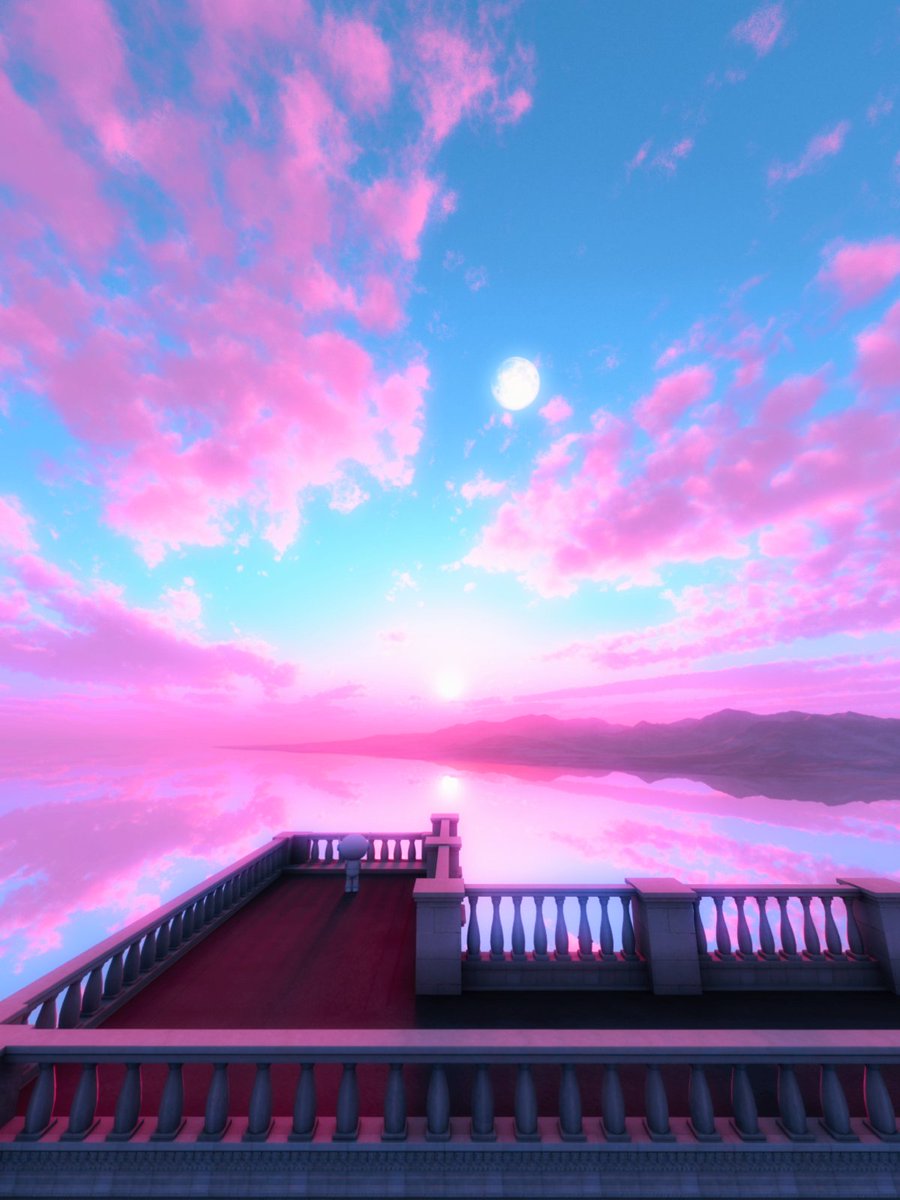 RTechno3d's tweet image. 海と夕日を眺めるロボットです🌅どっちも同じ大気設定から作ったんですけど、また選べませんでしたw😅それでは皆様、今日も熱中症に気をつけてください🌡️ #3DCG #Robots