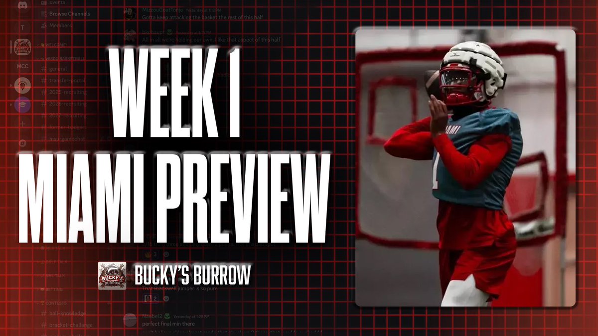 Buckys_Burrow's tweet image. Week 1 Miami (OH) Preview:
- 7th year QB Dequan Finn
- No returning starters on OL
- Nine transfer WRs
- Best secondary in the MAC
Read our full breakdown with a 30-day free trial ⬇️
whop.com/buckysburrow/