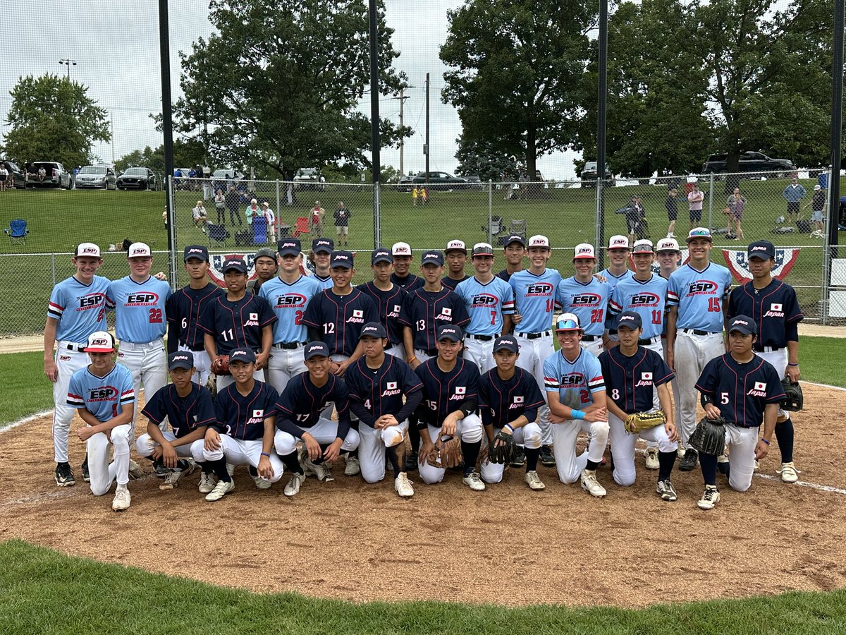 Memorable game vs Team Japan today! Awesome experience for our guys. Fell short in a great battle. Gave up 2 runs in bottom 6th, resulting in a 2-0 loss.  But this is what baseball is all about, respect, teamwork and having fun! Super proud of our guys!  #ESPTrained #ESPFamily