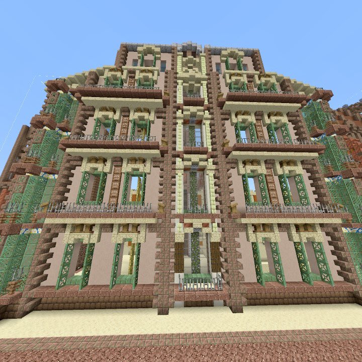 karumerualpha's tweet photo. #minecraftbuild
 #minecraft建築コミュ 
/優しい人が住んでいそうなアパート https://t.co/yd4v8Hkpmo