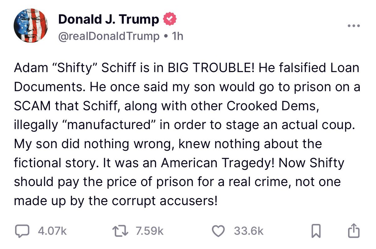 Trump716's tweet image. Hey Adam…..Tick Tock little pencil neck.