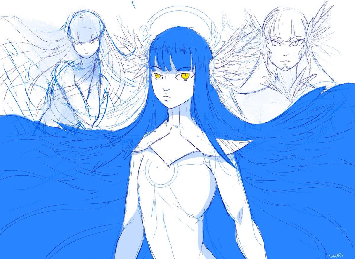 fuchsia_ff00ff's tweet image. Angelic Form🪽
#ファンアート #真・女神転生 #Megaten