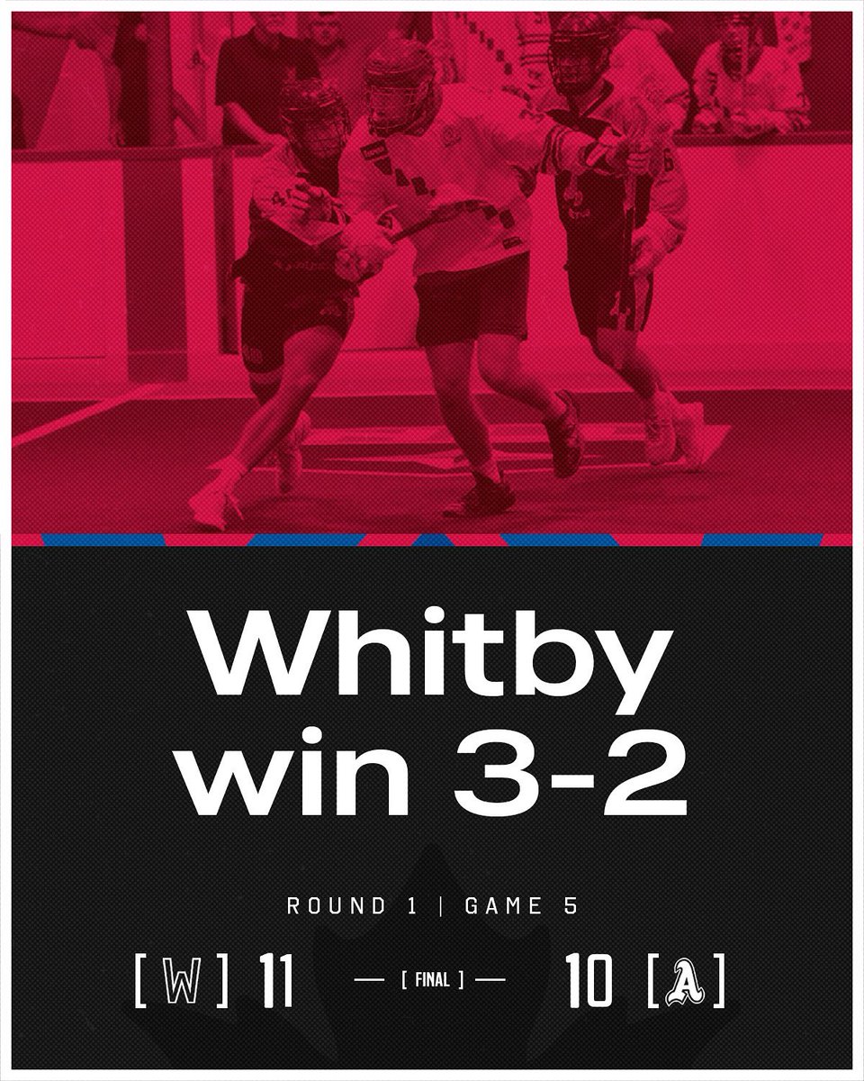 TheOJLL's tweet image. The Warriors sneak past the Athletics in a gritty tilt to move on to the second round.