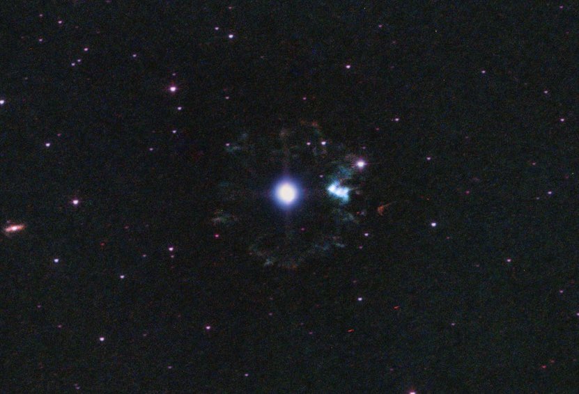 guanhu2021's tweet photo. NGC6543 キャッツアイ星雲
市街地の自宅から撮影しました📷🔭
#r200ss #extenderph #asi294mcpro #DBP #NINA #Siril #Graxpert #Starnet++ #GIMP #NGC6543 https://t.co/0vQ5qdkcRF