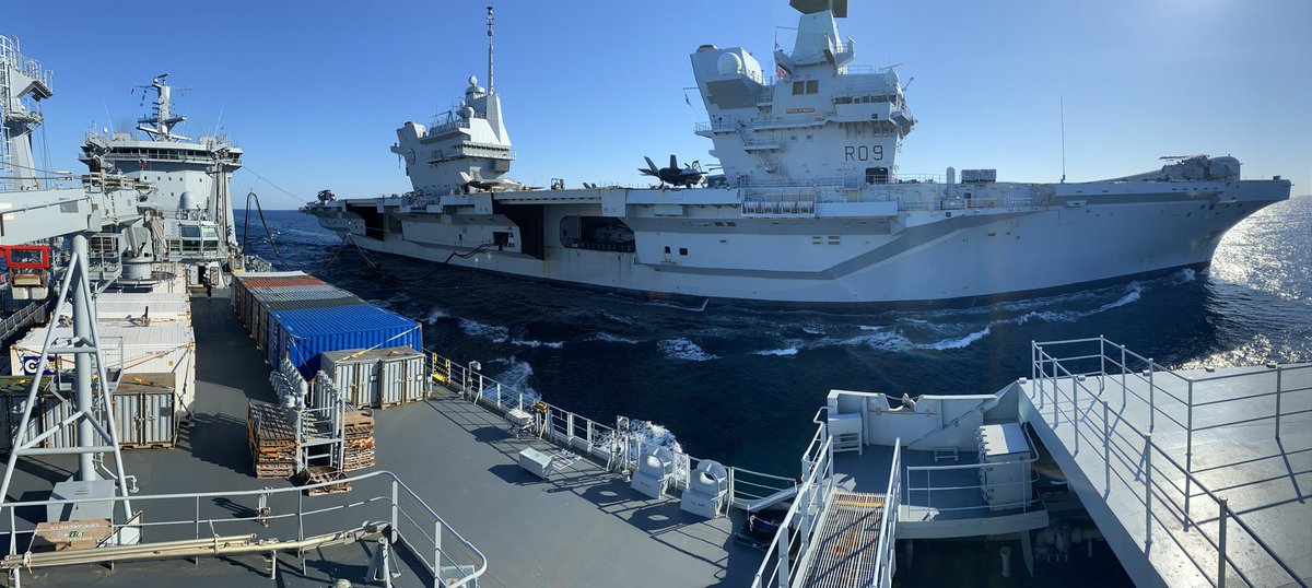 RFATidespring's tweet image. @COMUKSG @CSG25 #OPHIGHMAST #CSG25 #StrongerTogether
This mornings top up replenishment with @HMSPWLS