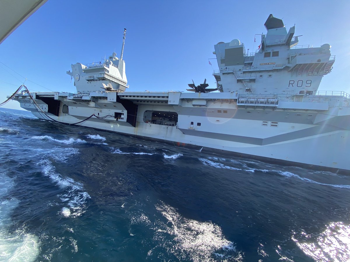 RFATidespring's tweet image. @COMUKSG @CSG25 #OPHIGHMAST #CSG25 #StrongerTogether
This mornings top up replenishment with @HMSPWLS