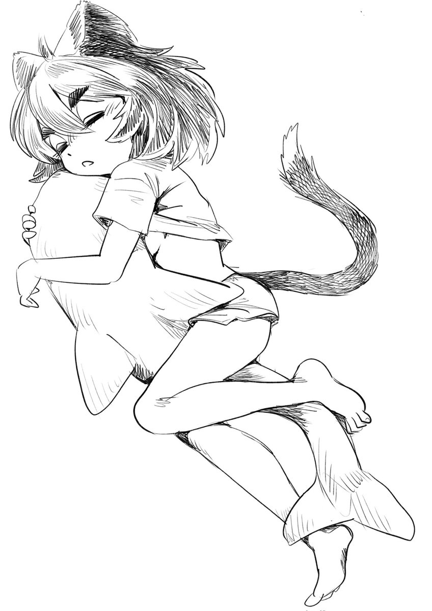 DKarasuke's tweet image. ラクガキ（クロマ）　今日はお休み