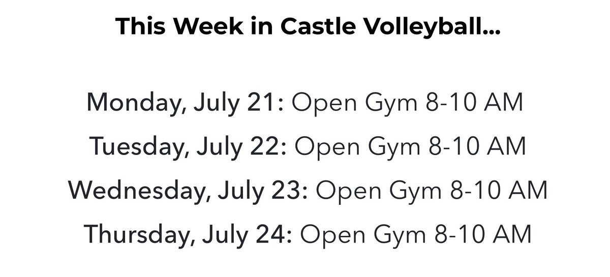 Castle Volleyball (@castlevball) on Twitter photo 