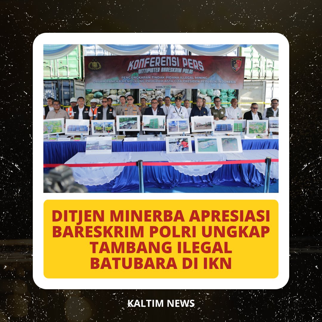 bjones512's tweet photo. kolaborasi Ditjen Minerba &amp; Bareskrim. Jaga terus kekayaan alam kita

Senin No 1 https://t.co/8UMNzAk97u
