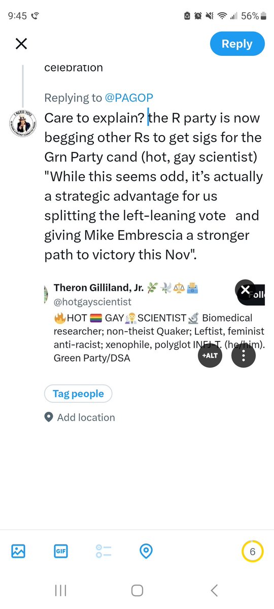 LolaDaise45to47's tweet image. Hello!! #PAGOP #RCAC anyone care to explain?? Anyone?? This is against our by laws. Emails flying around from Republican committees to help this hot gay scientist, Therin Gilliland get signatures to get on the ballot. Our #PAGOP #RCAC is corrupt!