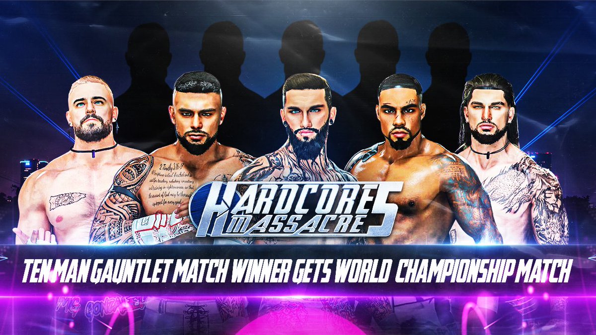 *UPDATE THIS IS NOW FULL THX SO MUCH*

we’re accepting a few surprise entrants for the ten man hardcore gauntlet match 👀

if you’re interested, pm us. spots are limited.

#RHW #HardcoreGauntlet #AustraliaSupershow