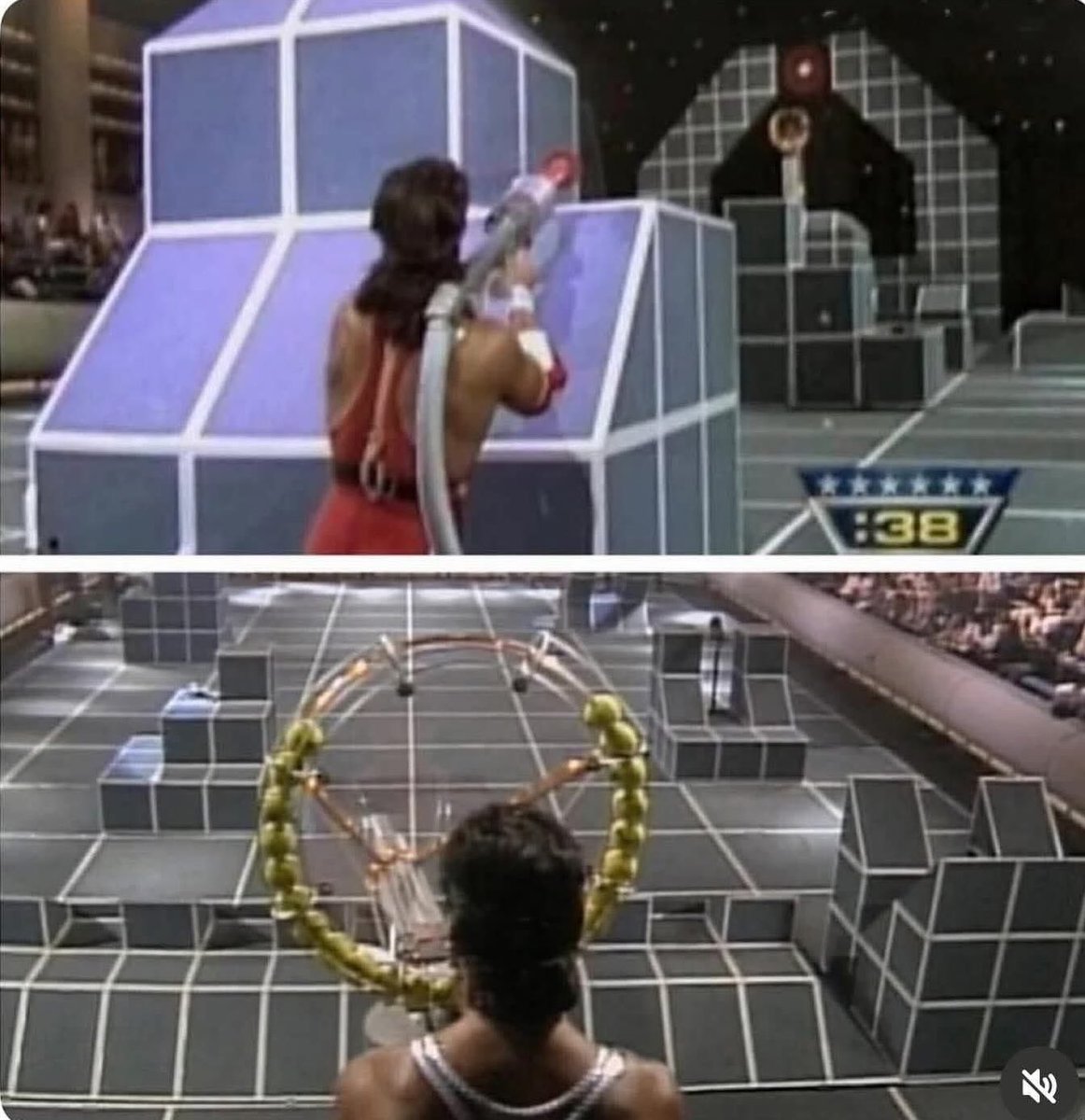 ShooterMcGavin_'s tweet image. Hard to explain how locked in as a viewer you were when this obstacle came on in American Gladiators