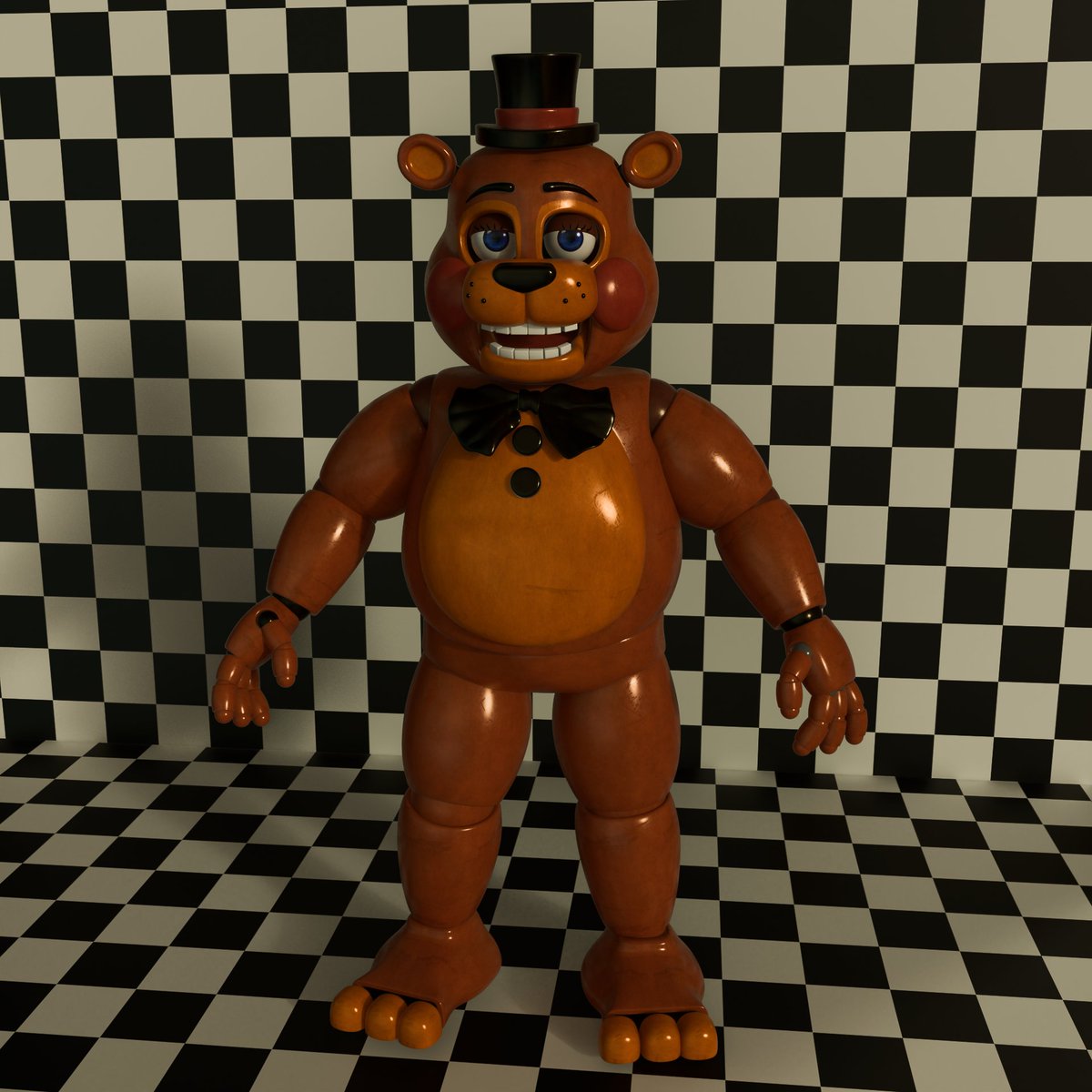 LazyCoffe19's tweet image. StylizedToyFreddy Showcase!

Model By: @LazyCoffe19 (Me)
Mats By: @OFICIALEITAN 

#Blender #FNaF #Stylized #Render #3D #Model #Showcase #EpicModel