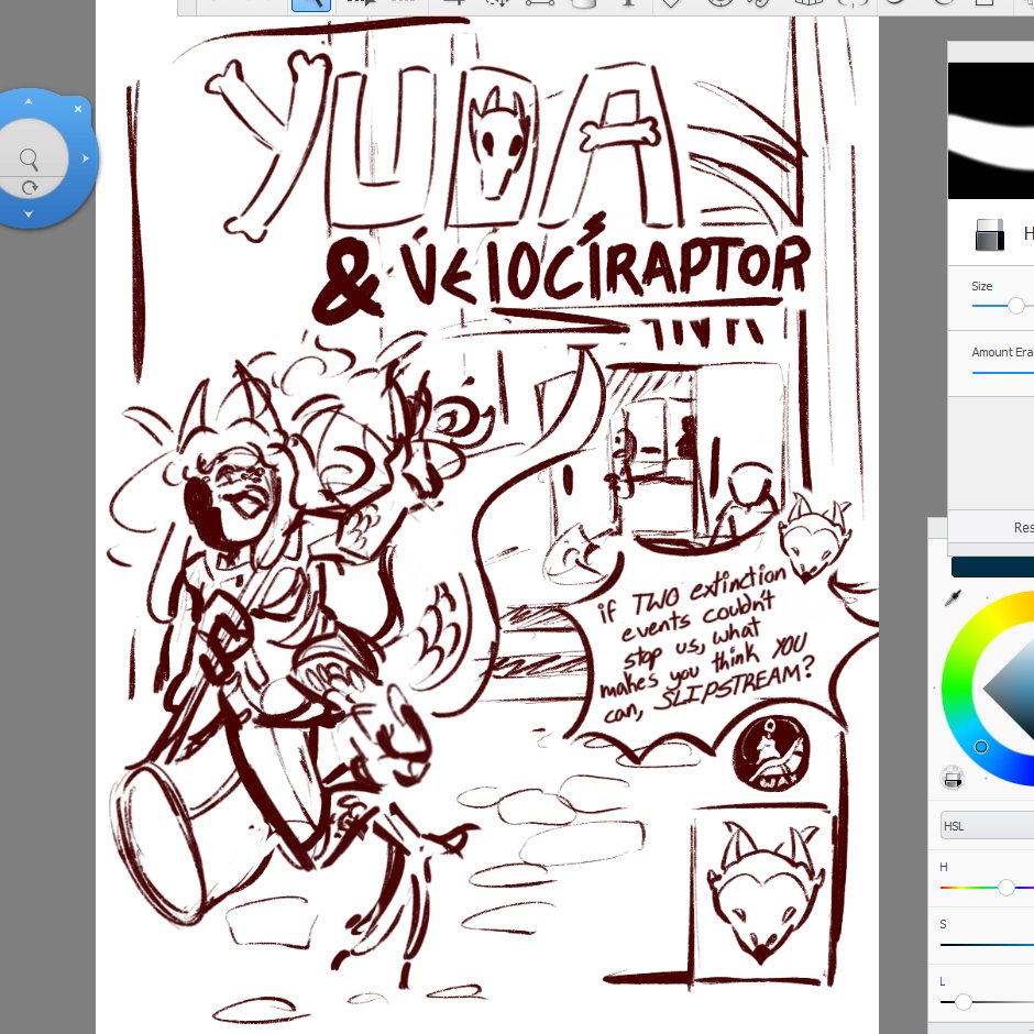 oFeathersAndWax's tweet image. do we fuck with the fake comic cover for my ocs... (wip)