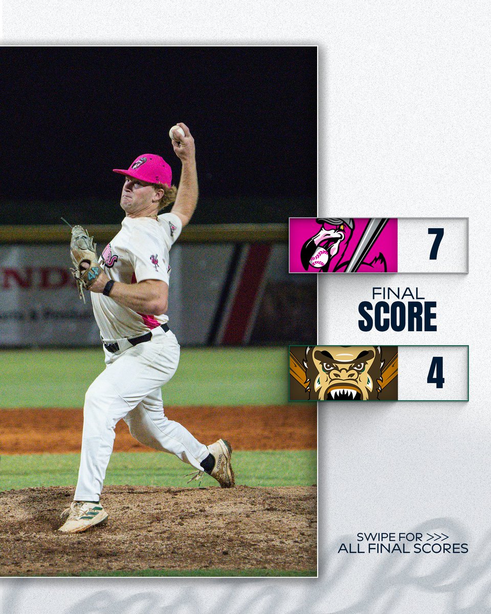 CPLBaseball's tweet image. Just business 💼
The @FloFlamingos took the @BBigfoots after 9
#TheFutureIsNow