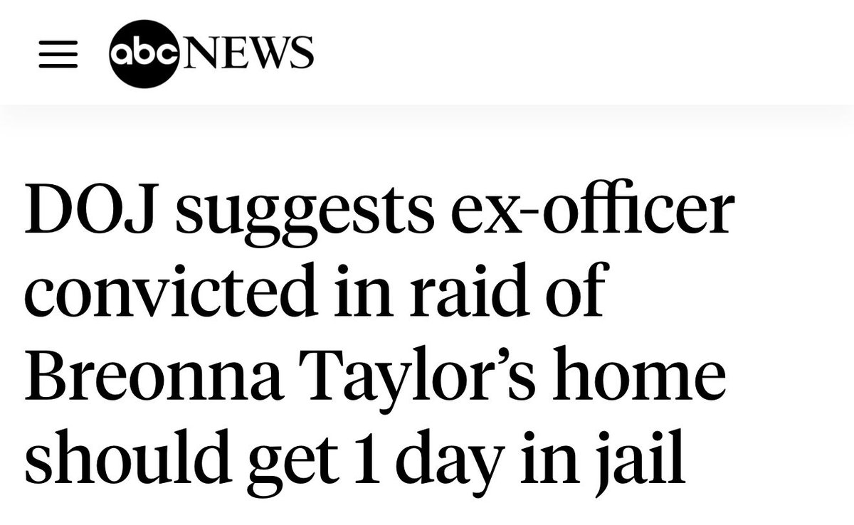 SenatorWarnock's tweet image. This is gross negligence of justice.
It’s shameful that this administration is attempting to subvert justice in a case where the defendant was convicted by a jury of his peers.
Breonna Taylor’s life mattered and I will continue to demand accountability for her death.