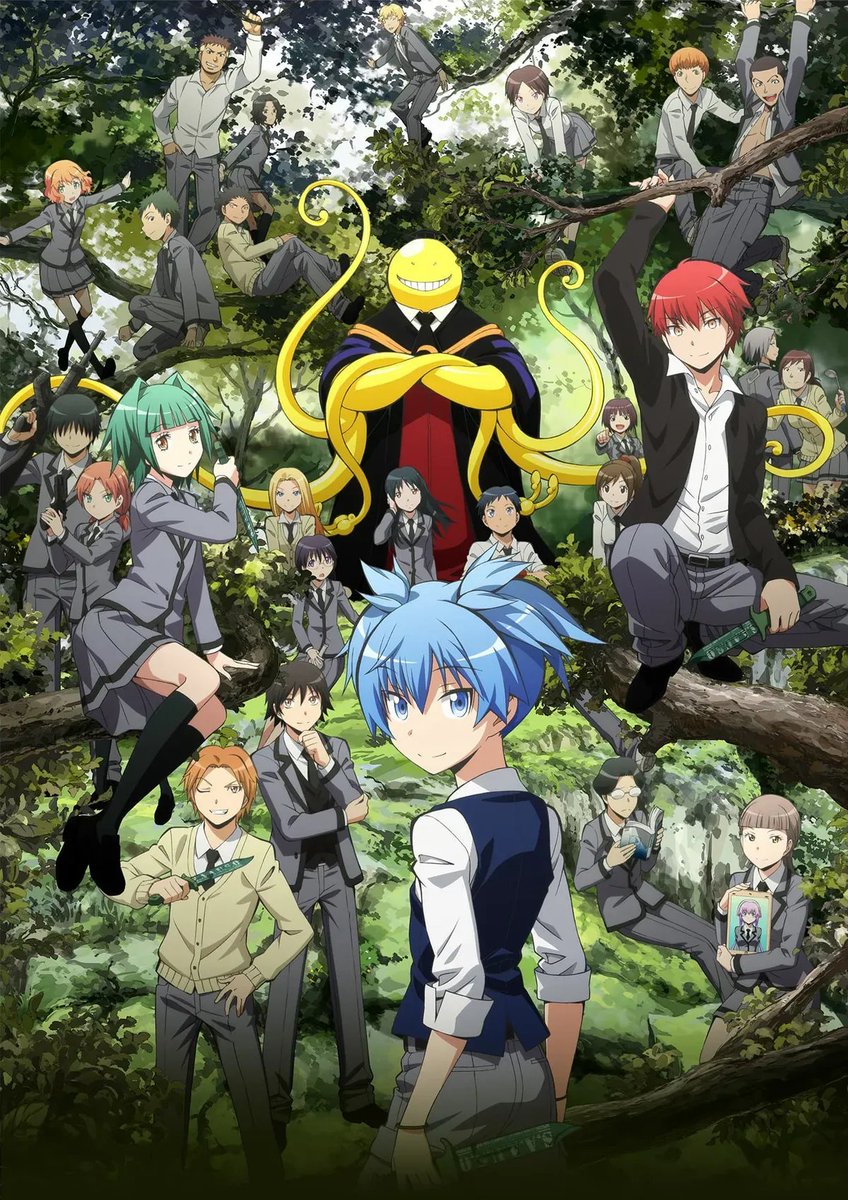 AniRave's tweet image. 'Assassination Classroom' is teasing a New Announcement July 22nd, 2025 for its 10th Anniversary.