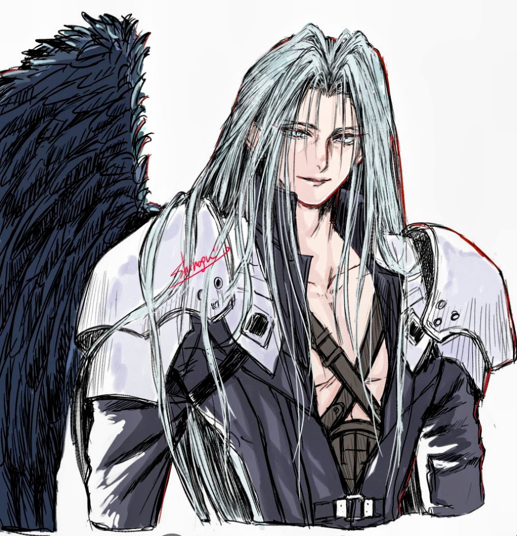 Shinogu_r's tweet image. 昨日またしても絵茶にお邪魔してセフィロスを描きました~☺️✨
ほんと皆さんが描かれるセフィロスすごかった✨
#FF7 #Sephiroth