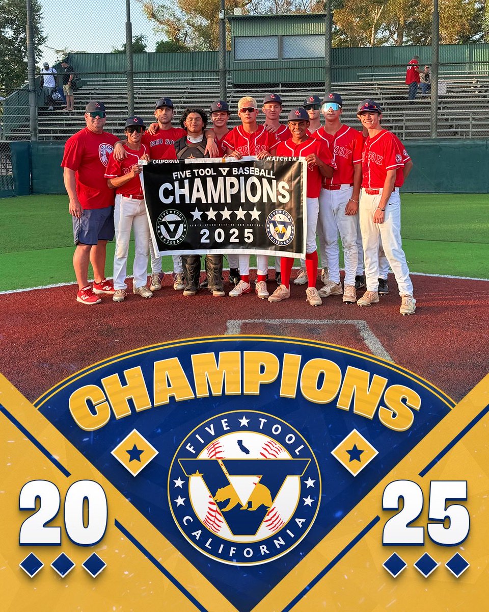 🏆CHAMPIONS🏆 Congrats to the @westcoastredsox 17U's on winning