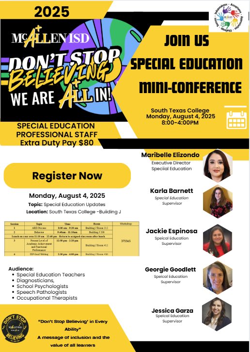 Special Education Department tweet media
