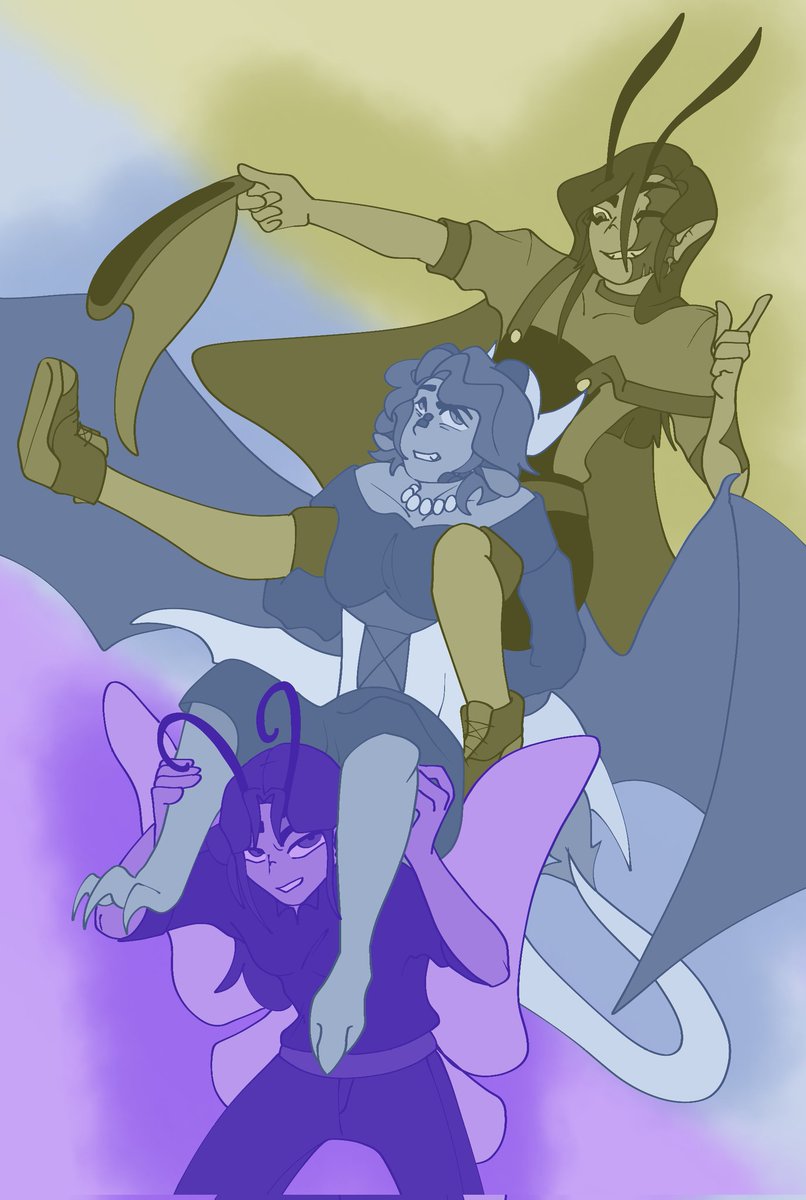 Beesabuzzin21's tweet image. Man I love labubu/lababy/dababy trio. #TheRealm #TheRealmfanart #aimseyfanart #roscumberfanart #watermunchfanart