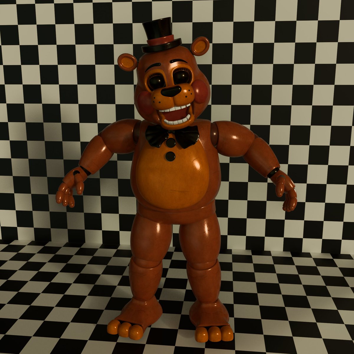 LazyCoffe19's tweet image. StylizedToyFreddy Showcase!

Model By: @LazyCoffe19 (Me)
Mats By: @OFICIALEITAN 

#Blender #FNaF #Stylized #Render #3D #Model #Showcase #EpicModel
