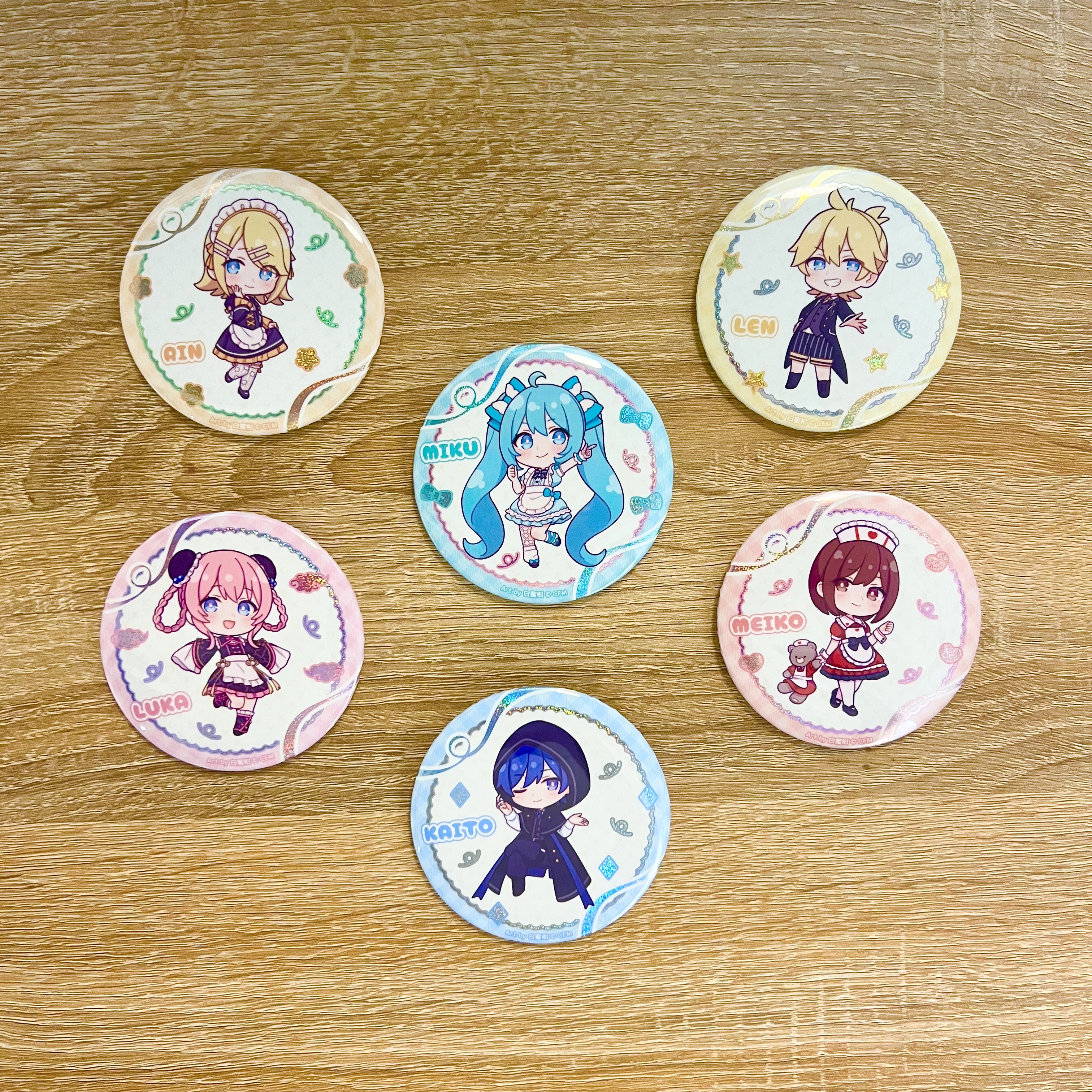 ボカロ　初音ミク　缶バッジ　カフェ　レア 初音ミク】グッ鉄 Project DIVA-F-カフェ 缶バッジ - メルカリ