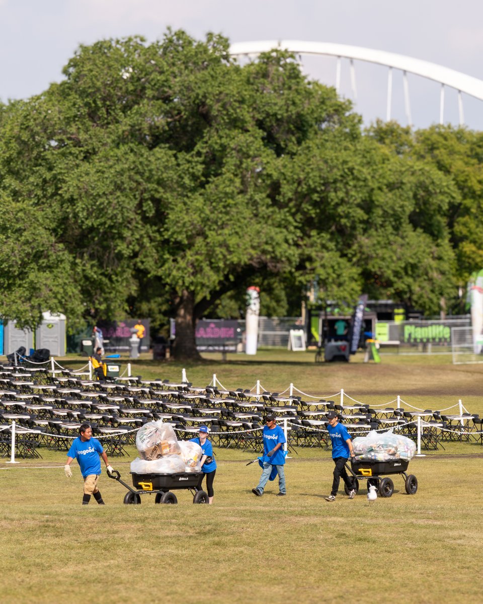 Rain or not, our team kept things moving on day three of the <a href="/greatoutdoorsCF/">Great Outdoors Comedy Festival</a>!

Garbage sorted.
Washrooms stocked.
Smiles steady.