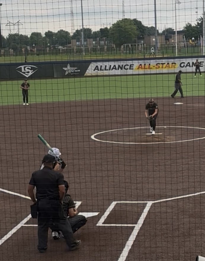 Congratulations to our favorite All-Star <a href="/Abigailbyrd2025/">Abigail</a>!! ♥️🤍🖤 #allianceallstars #AFCS2025 #Sluggers #Proud