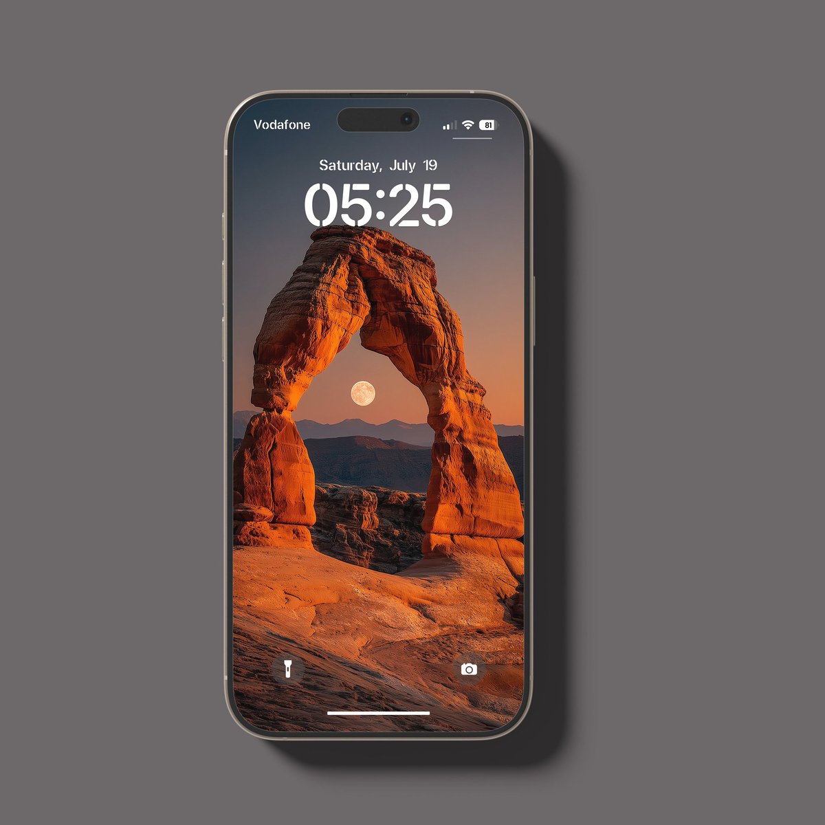 Aestheticsn1's tweet photo. A perfect blend of earth and moon 🌕
- Set this as your iOS wallpaper and let nature shine every time you unlock.
#iOSWallpaper #NatureAesthetic #DelicateArch #LockscreenVibes https://t.co/Ac2rYfJOco