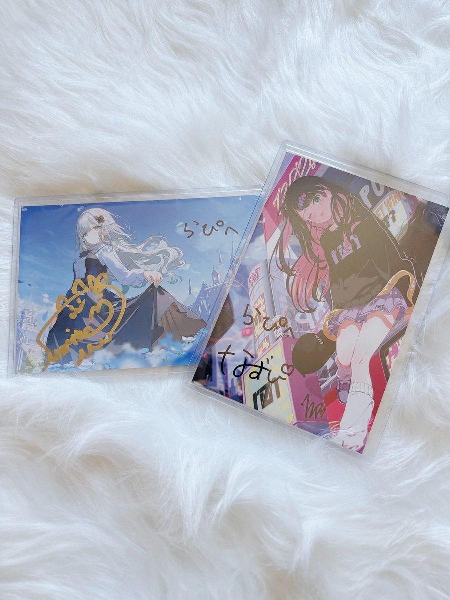 すみー、なずちゃんポスカ書いてくれてありがとう！