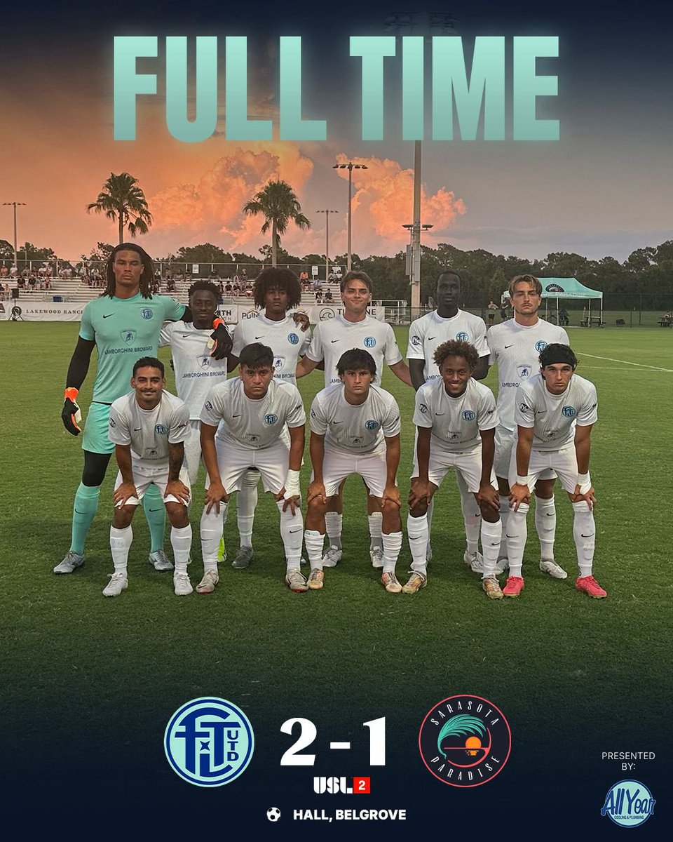 FTLUTD's tweet image. FTL STAYS HOT! 🔥
WE’RE ON TO THE LEAGUE TWO QUARTERFINALS ‼️
@USLLeagueTwo | #FTLUTD