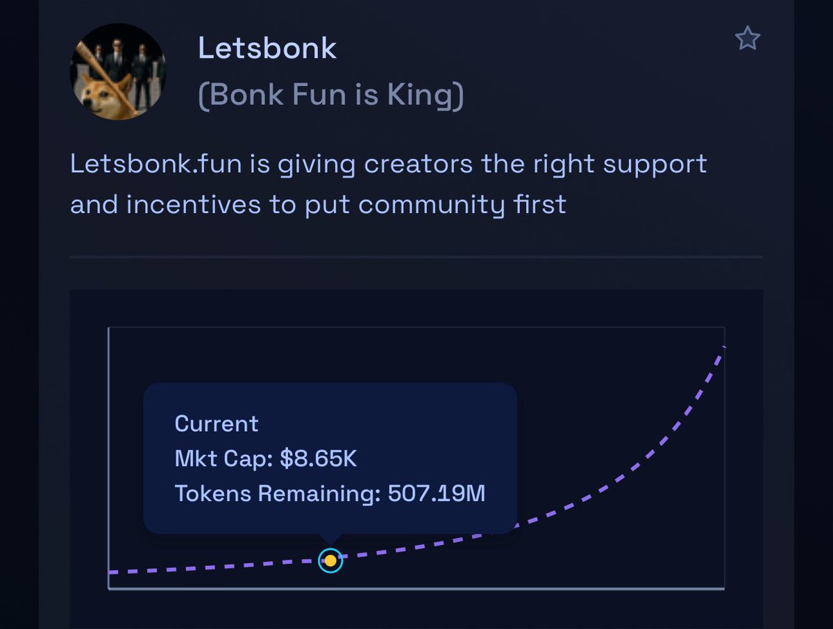 The only platform that gave me the push to want to create a 🪙 <a href="/bonk_fun/">letsBONK.fun</a> I admire what <a href="/SolportTom/">Tom</a> is doing for creators 

Let’s see… Let’s bonk 

dexscreener.com/solana/7oe6wkz…