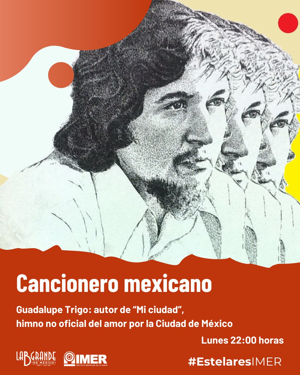 IMER (@imerhoy) on Twitter photo Porque la memoria también se escucha, Guadalupe Trigo cantó con alma de caminante. Esta noche en "Cancionero mexicano" <a href="/XEB1220AM/">La B Grande de México 🇲🇽📻</a> revive su legado.
🕙A las 22:00 horas por
📻 imer.mx/xeb/xeb-en-viv… Porque la memoria también se escucha, Guadalupe Trigo cantó con alma de caminante. Esta noche en "Cancionero mexicano" <a href="/XEB1220AM/">La B Grande de México 🇲🇽📻</a> revive su legado.
🕙A las 22:00 horas por
📻 imer.mx/xeb/xeb-en-viv…