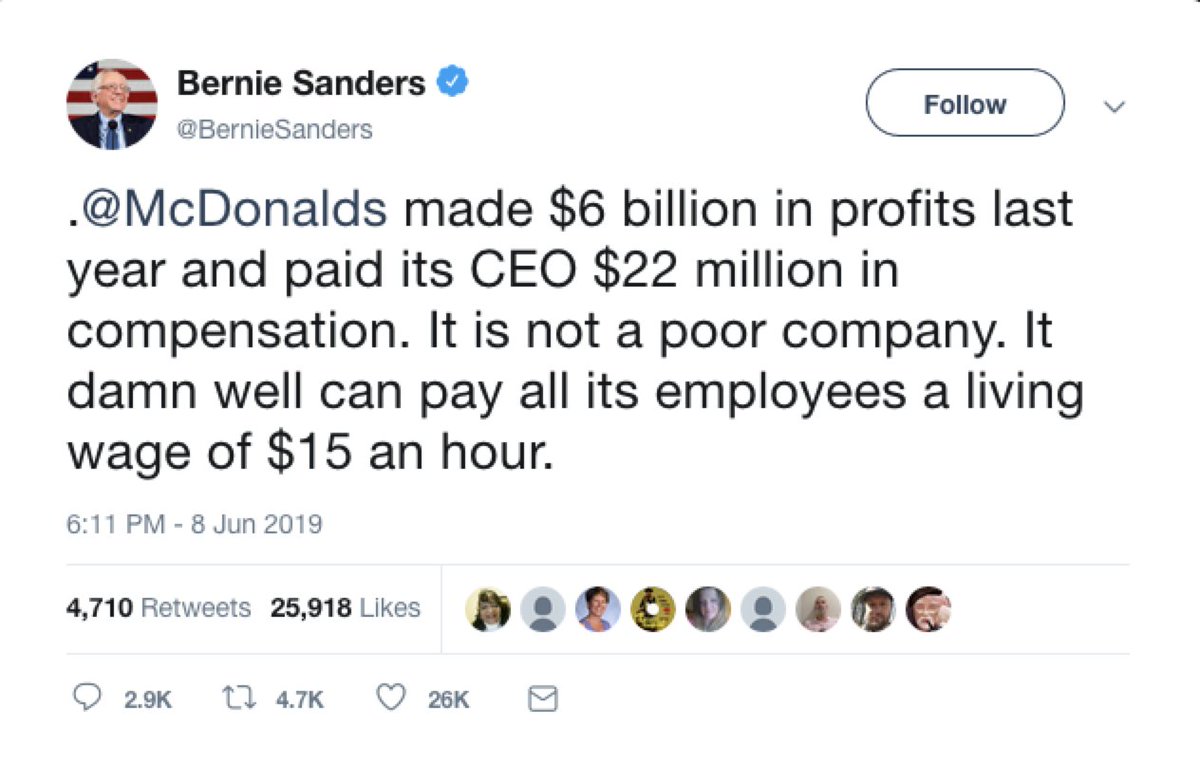 KAErdmann's tweet image. Since sticky downward wages are an important cause of unemployment and recessions, Bernie might be onto a transformative policy idea if he keeps following this logic.