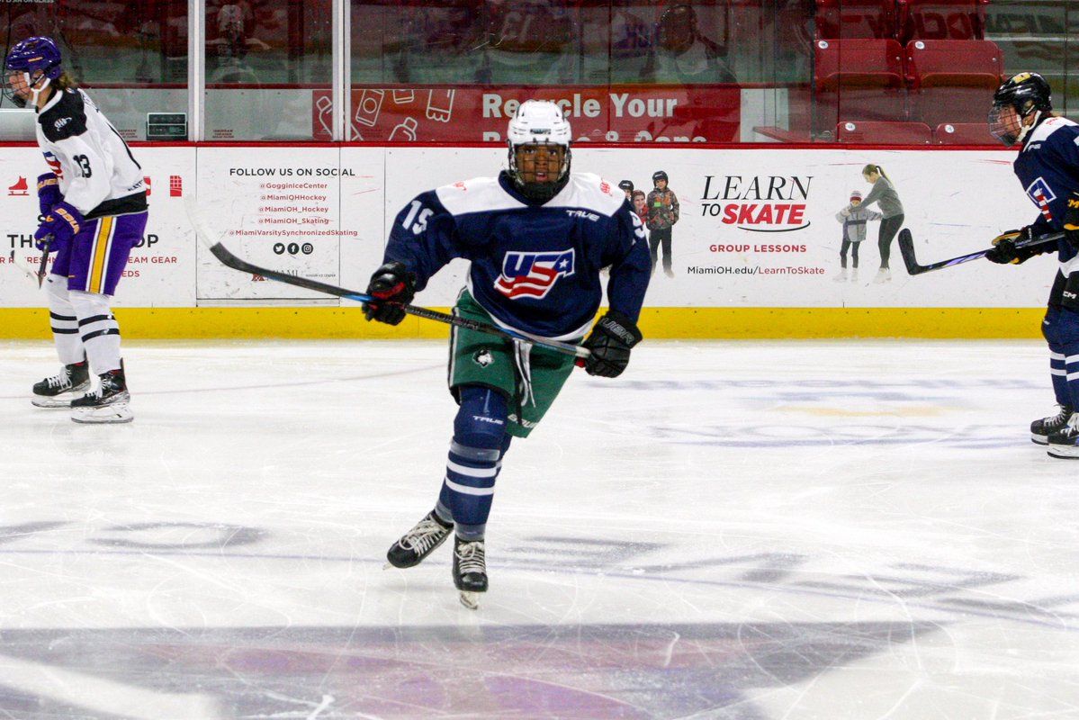 usahockey's tweet image. Game two of three is in the books at the Girls National U19 Training Camp, driven by @AAAClubAlliance!
Team White topped Team Navy 6-4, powered by a two-goal night from Nina Rossi. The teams face off one final time tomorrow morning—catch it live on USAHockeyTV.com!