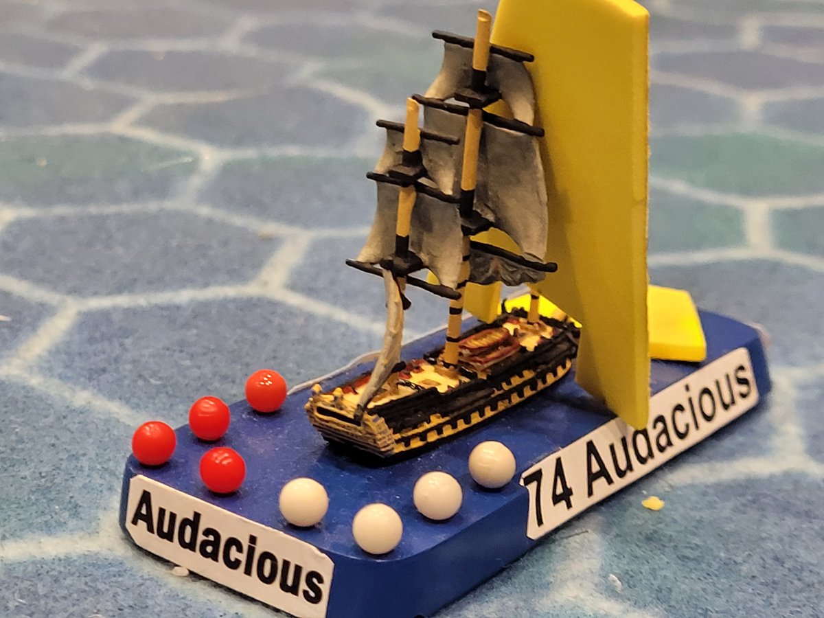 HMGS_Inc's tweet image. Nelson and Brueys clashed at sea in an alternate Battle of the Nile, where maneuver, not anchors, decided fate. Players relived a fierce 1798 showdown as British and French captains. A thrilling naval "what if?" from GM Mark Campbell. #Historicon2025