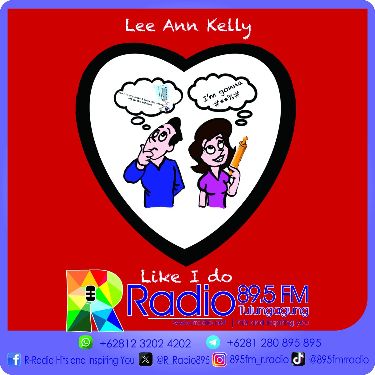 R_Radio895's tweet image. FRIENDS, Lee Ann Kelly was released her new single Like I do
Lee Ann said : “This is my second single release from my forthcoming 12 track album.”
Listen single “Like I do” by Lee Ann Kellyonly on 89.5 FM R-Radio, Hits and Inspiring You.
Streaming rradio.net