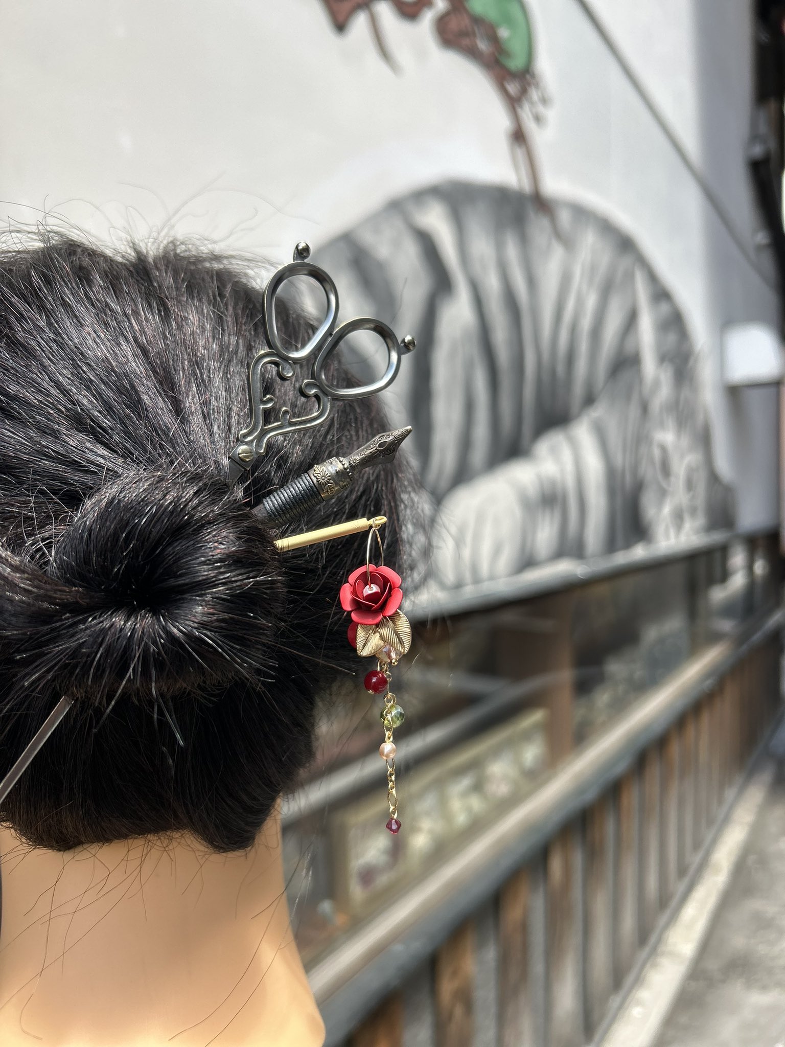 かんざし屋wargo×ヤッターマン「ドロンジョ煙管簪＆ケンダマジック簪」セット 簪・ヘアアクセサリーブランド［かんざし屋wargo ］公式通販