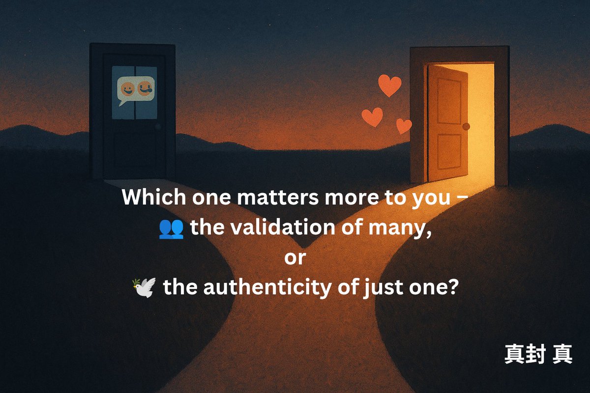 Sealtiel_Art's tweet image. Two doors. Two paths.
But in the end, maybe only one real question:
What truly makes you stay?
#WhatMakesYouStay
#WalkYourPath
#AuthenticLiving
#DeepThoughts
#LetGo
#PoetryOfTheDay
#QuotesOfTheDay
#BetweenTheLines
#EchoesOfSealtiel
#TheLinesOfSealtiel