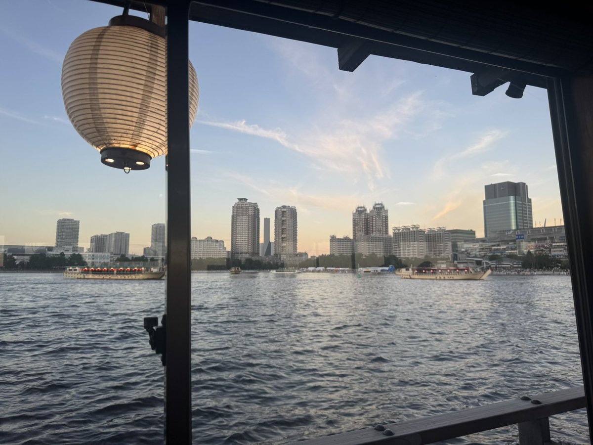 船に乗ったよ。