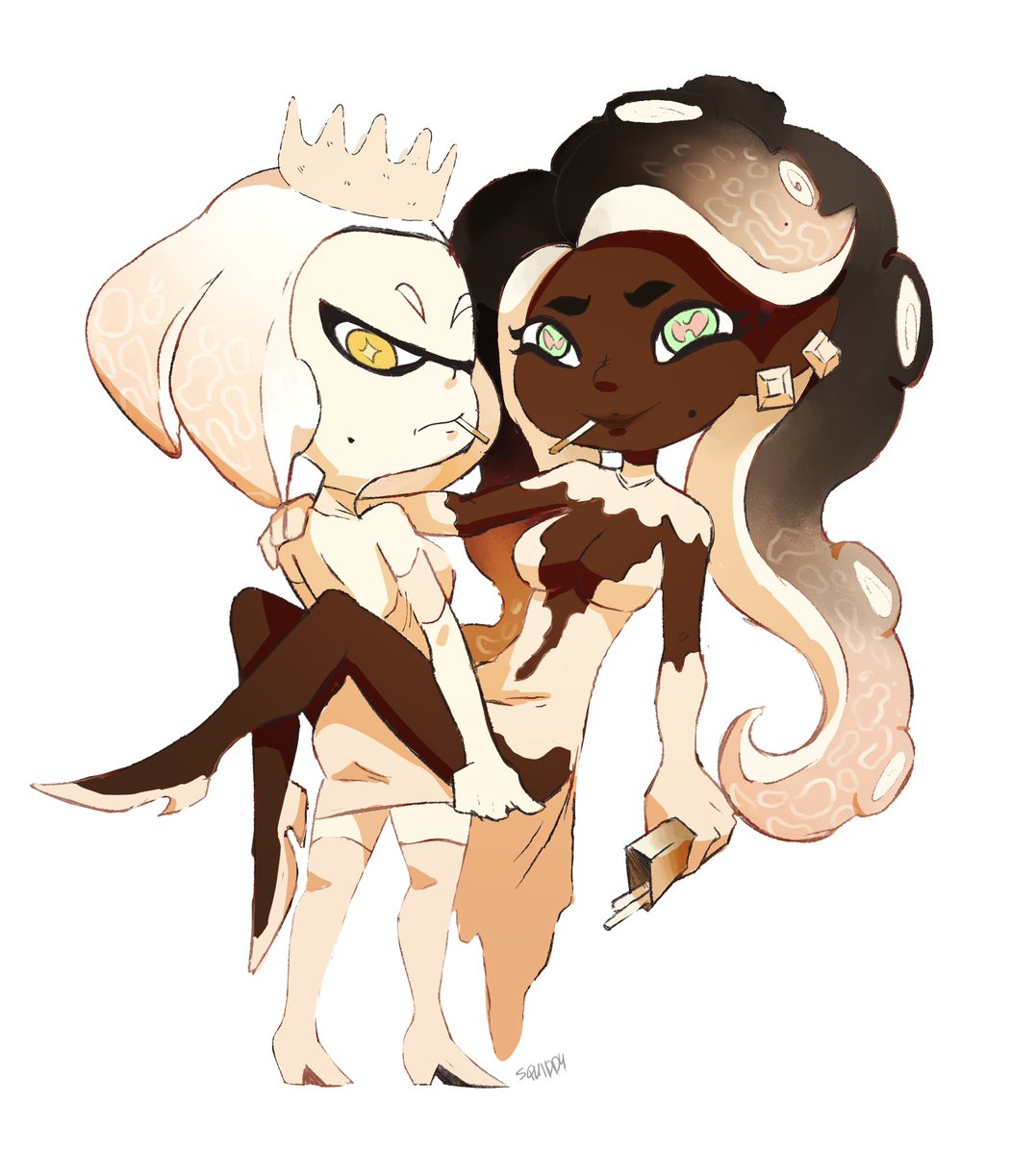 fuchsia_ff00ff's tweet image. #スプラトゥーン #ファンアート