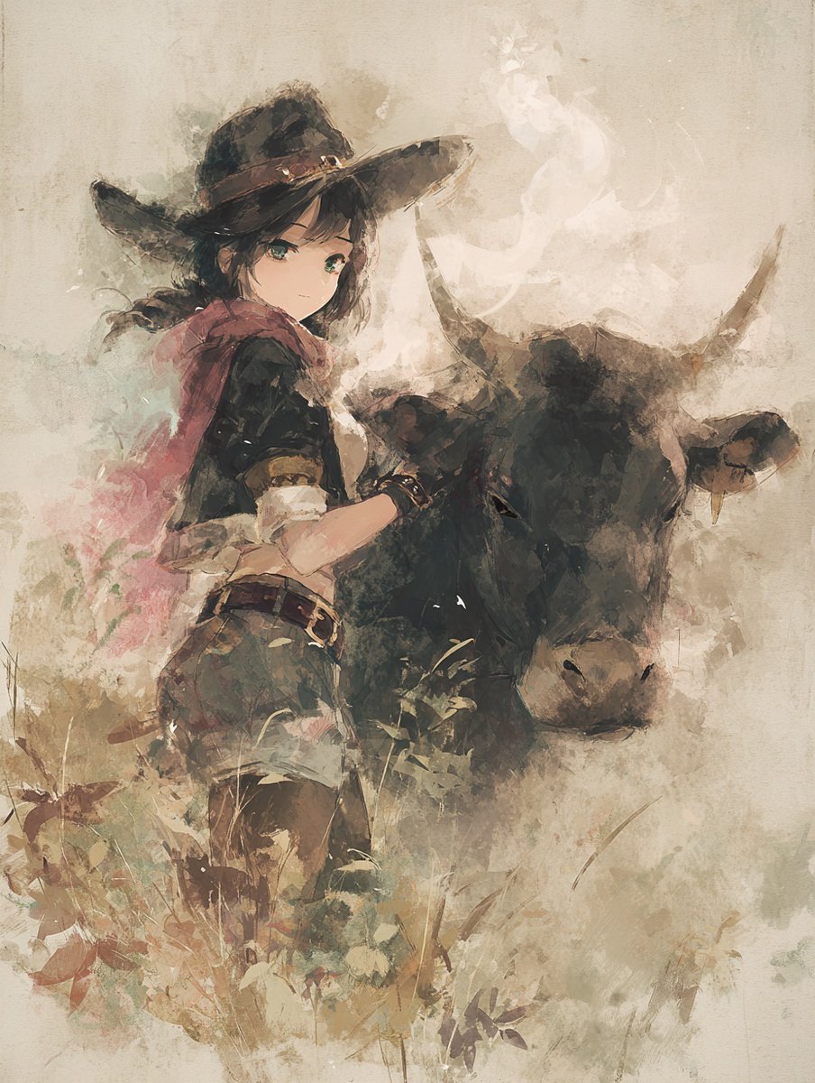 harumaron's tweet image. 牛
雌をカウ(cow)、雄をブル(bull)、去勢した雄牛をオックス(ox)と、牛だけで呼び方が複数ある。食用はビーフ(beef)。
ギリシャ神話にも登場、神秘的象徴のひとつであった。農耕もちろん宗教的儀式にも用いられた。そんな牛が装飾的モチーフにされない訳がなかった。
#AIイラスト #文様