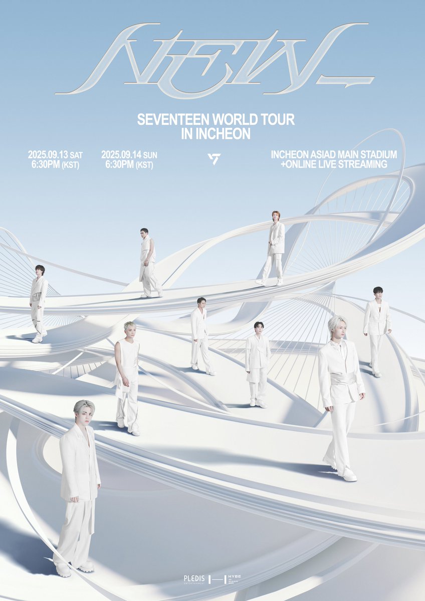 [NOTICE] SEVENTEEN WORLD TOUR [NEW_] IN INCHEON 개최 안내 (+ENG/JPN/CHN)

▶️ weverse.io/seventeen/noti…

#SEVENTEEN #세븐틴
#SVT_WORLDTOUR #NEW_INCHEON
#SVT_TOUR_NEW_
