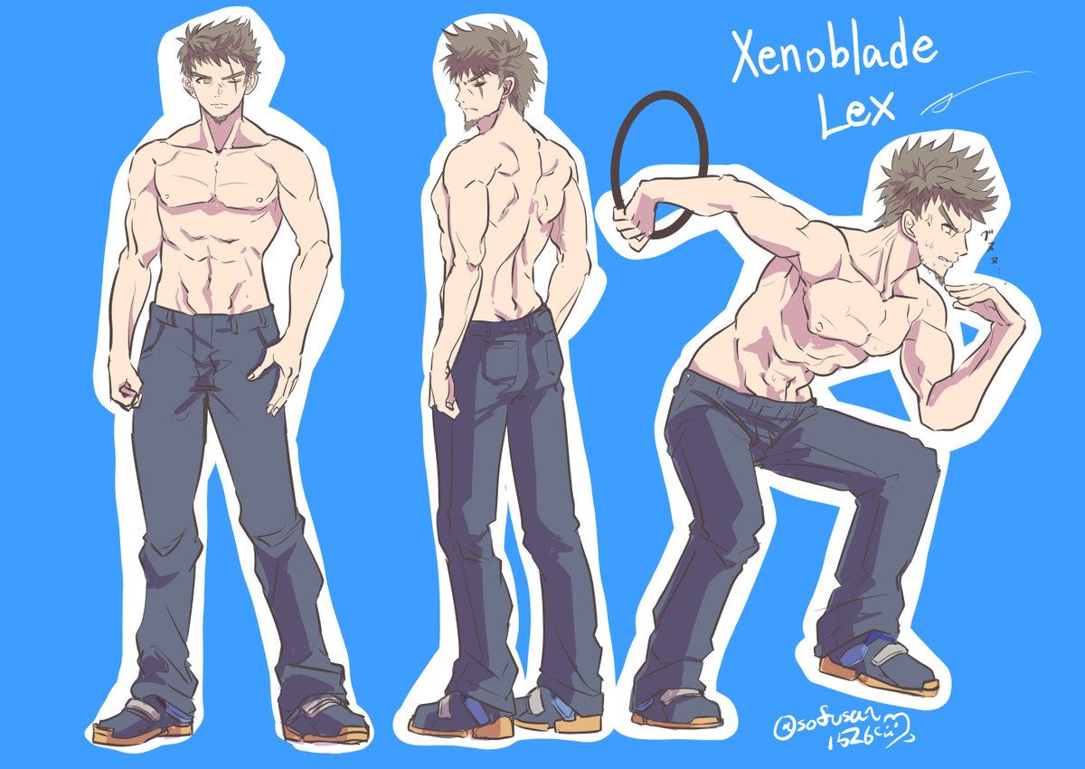 絵の練習の餌食となったレックスさん。
#XenobladeChronicles3 #ゼノブレイド３